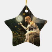 Fairy Light ball-kerstversiering Keramisch Ornament (Achterkant)