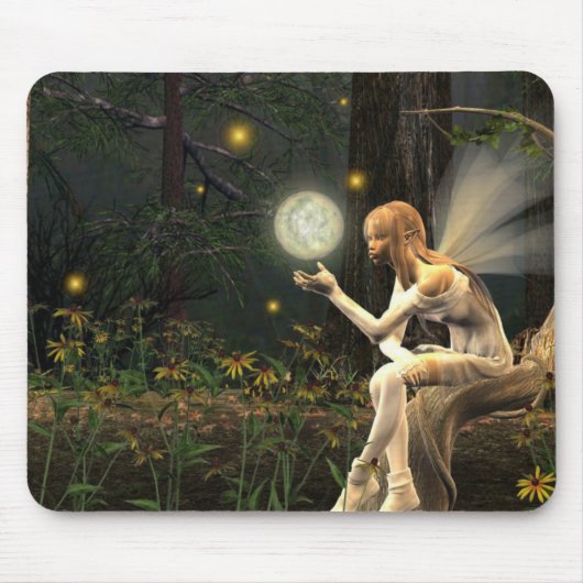 Fairy light Ball Mousepad Muismat (Voorkant)