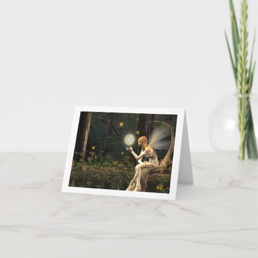 Fairy Light Ball Note-kaarten Kaart (Voorkant)
