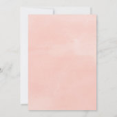 Fairy Lights Blush nuptiale douche Invitation (Dos)