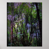 Fairy Lights Surreal Forest Poster Imprimer (Devant)