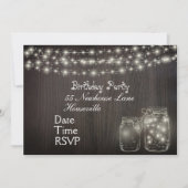 Fairy Lights tiener meisje Party Kaart (Voorkant)