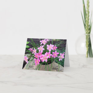 Fairy Lily Note kaarten
