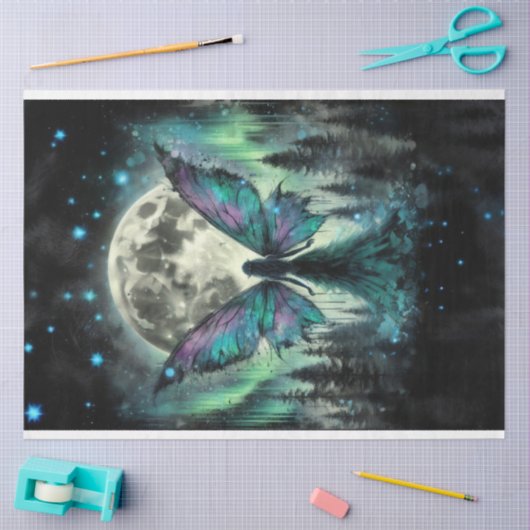 Fairy Magic Moon Tissue Papier (Craft)