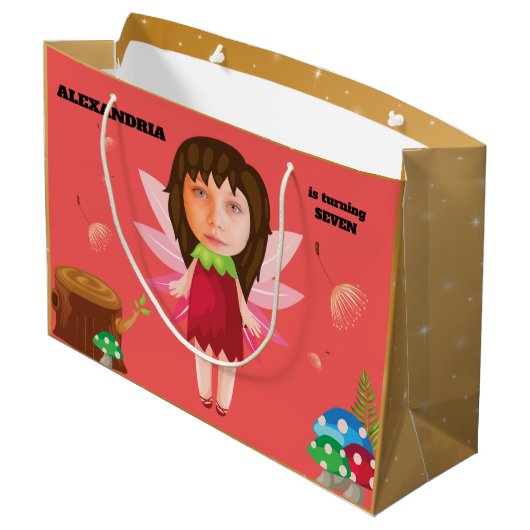 Fairy Magic Pixie New Fun Kinder Fab Groot Cadeauzakje (Achterkant Gekanteld)