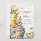 Fairy Magique Anniversaire Fête Invitation (Dos)