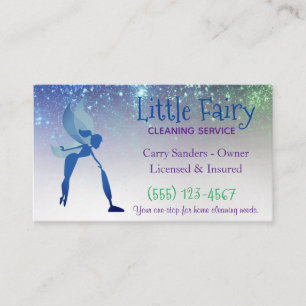 Fairy Maid House Cleaning Service Visitekaartje