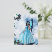 Fairy Masquerade Ball Briefkaart (Staand voorkant)