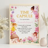 Fairy Meisje Verjaardag Tijd Capsule teken Poster