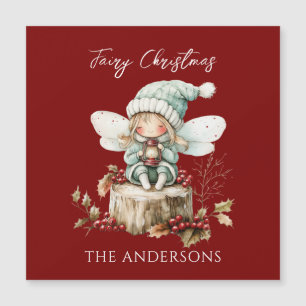 Fairy Merry Christmas Magnetische Kaart