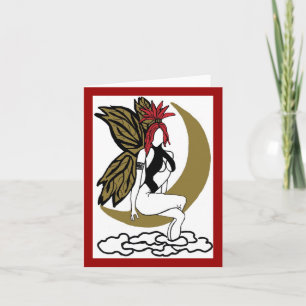 Fairy Moon Note Card Kaart