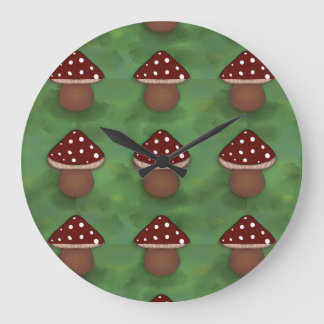 Fairy Mushroom Clock Grote Klok