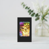 Fairy Mushroom Psychedelic Imagination Visitekaartje (Staand voorkant)