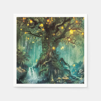 Fairy Night Scene Paper Napkin Servet