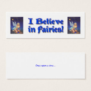 Fairy Nocturne Believe Mini Visitekaartjes