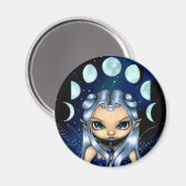 "Fairy of the Changing Moons" Magnet Magneet (Voorkant / Achterkant)
