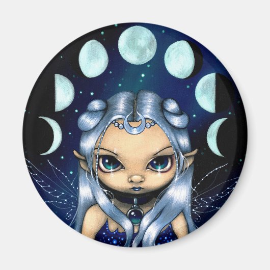 "Fairy of the Changing Moons" Magnet Magneet (Voorkant)