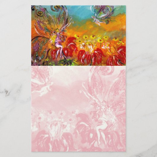 FAIRY OF THE RED FLOWERS Imaginaire papeterie (Devant)