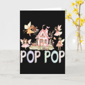 Fairy P P Magical Floral Birthday Girl Fairytale Kaart (Gele Bloem)