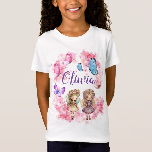 Fairy Party Garden Fairy Anniversaire T-shirt (Devant)