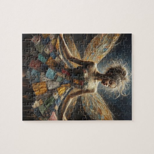 Fairy Patchwork jurk Legpuzzel (Horizontaal)