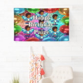 Fairy Personnalisé caractère bannière d'anniversai (En situation)