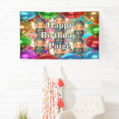 Fairy Personnalisé caractère bannière d'anniversai (En situation)