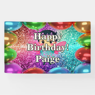 Fairy Personnalisé caractère bannière d'anniversai