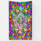 Fairy Personnalisé caractère bannière d'anniversai (Vertical)