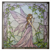 Fairy Pixie Portal wijnstokken Tegeltje (Voorkant)
