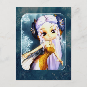 Fairy Post Card - Fantasy Fairy Post Card Briefkaart