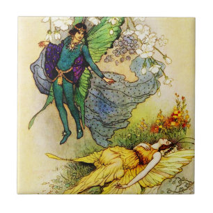 Fairy Prince en Princess Tile Tegeltje