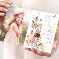 Fairy Princess Flower Garden Girls Birthday Foto