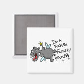 Fairy Princess Hippo Magnet (Recto/Verso)