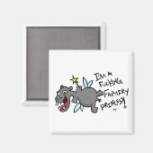 Fairy Princess Hippo Magnet Magneet (Voorkant / Achterkant)