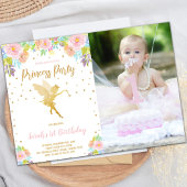 Fairy Princess Invitations d'anniversaire avec pho