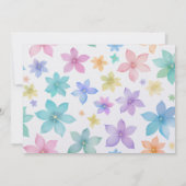 Fairy Princess Magical Pixie Afrikaans Baby shower Kaart (Achterkant)