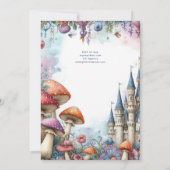 Fairy Princess Party Magische Verjaardag Bash Kaart (Achterkant)