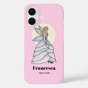 Fairy Princess Petal Dress Mode Illustratie iPhone 16 Hoesje