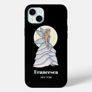 Fairy Princess Petal Dress Mode Illustratie iPhone 15 Mini Hoesje