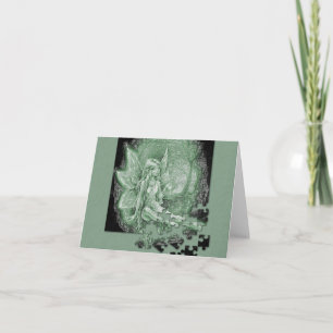 Fairy Puzzle Note Card Kaart