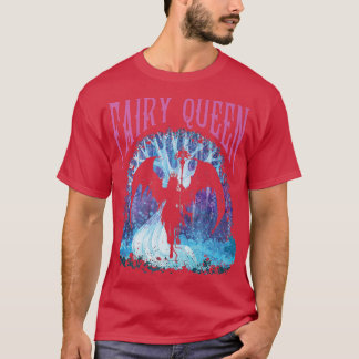 Fairy Queen Grunge Aesthetic Dark Fairycore Gothic T-shirt