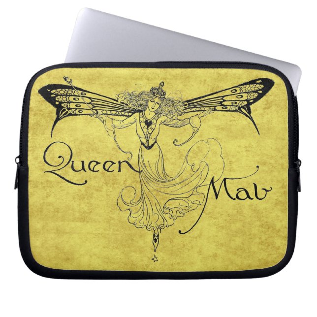 Fairy Queen Mab-laptophoes Laptop Sleeve (Voorkant)