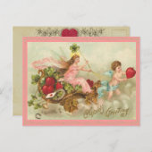 Fairy Queen Valentijn Briefkaart (Voorkant / Achterkant)