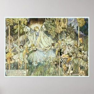 Fairy Queen Victoriaans Art Poster