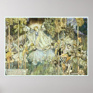 Fairy Queen Victoriaans Art Poster