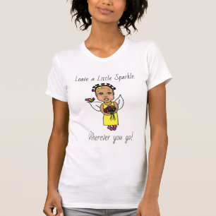 Fairy Quote Folk Art Floral T-shirt