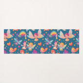 Fairy regenboog kleurrijk gepersonaliseerd patroon yogamat (Achterkant (horizontaal))