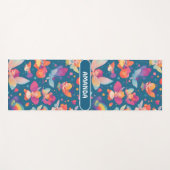 Fairy regenboog kleurrijk gepersonaliseerd patroon yogamat (Voorkant (horizontaal))