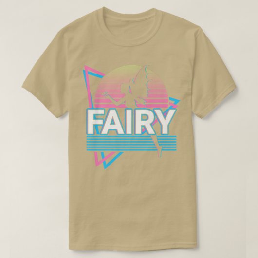 Fairy Retro T-shirt (Design voorkant)